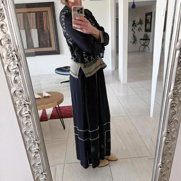 Spencer Alexis Vintage Bohemian Evening Set with Bead Accents - Picture 2 of 9